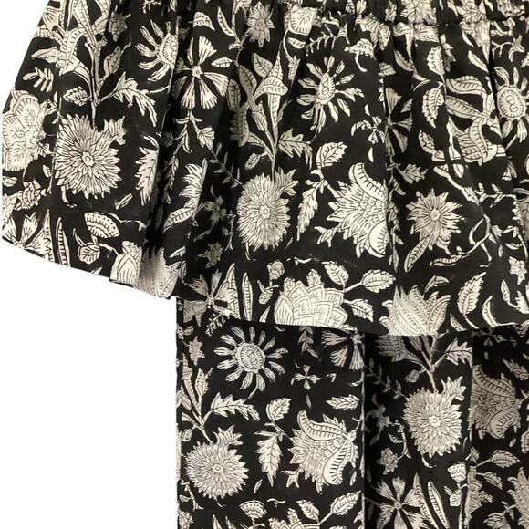 Emerson Fry India Collection Daphne Dress In Silhouettes Size Small Floral - Picture 6 of 16